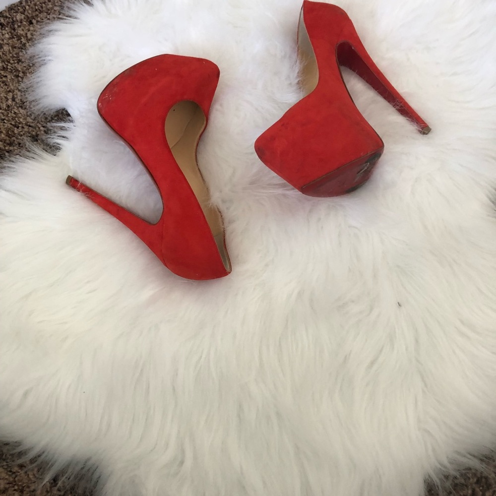 Red Christian louboutin size 37